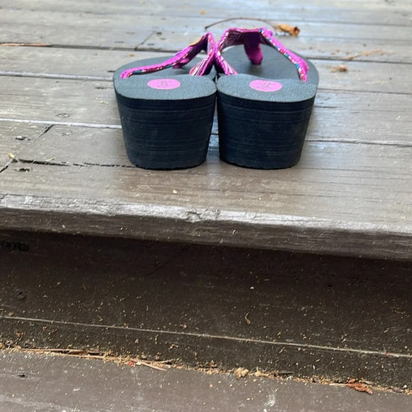 NWOT Floopi Women's Yoga Mat Thong Flip Flop Wedge Sandals - Anna size 10 - Picture 7 of 8